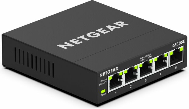 Netgear GS305E - Managed switch - 5 Poorts