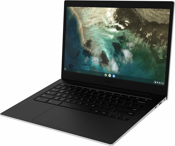 Samsung Galaxy Chromebook - 14inch - Intel&reg; Celeron&trade; N4500 - 4GB - 64GB eMMC - WiFi AX - BKeus 12mnd