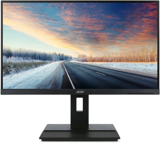 Acer B276HULE Grijs - 27&quot; QHD 1440p - PIVOT - Powered USB-C - DPort - HDMI - BKeus 6mnd